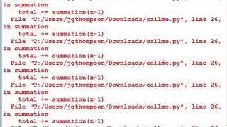 CIT1113-3145 Lecture Mar 9 2017 (recursion)