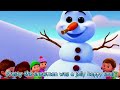 frosty the snowman song fun christmas song with lyrics cocomelon jinglejoy