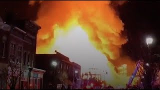 Fire engulfs downtown Bound Brook