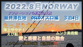 たっぷり北欧ノルウェー2週間の旅完結OSLO編　愛と芸術と自然の融合　北欧2週間の旅総費用は⁉️#norway #ノルウェー #oslo#オスロ#北欧旅行 #ムンク美術館#海外旅行 #旅#サウナ