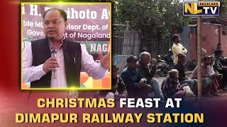 BJP MINORITY MORCHA ORGANIZES CHRISTMAS FEAST AT DIMAPUR RAILWAY STATION