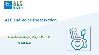 An Overview of Voice and Message Banking for People Living with ALS