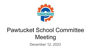 SC Meeting December 12 2023