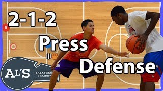 2-1-2 Press Basketball Defense