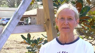 WEBXTRA: Mineola resident talks about 50 mph winds that damaged fence