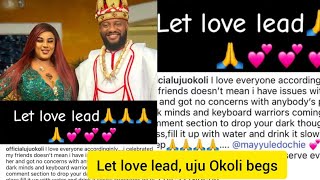Let love lead, Uju okoli begs Maynation, after she realised her error,congratulates Queen May