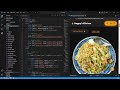 RESPONSIVE RESTAURANT WEBSITE USING HTML/CSS/JAVASCRIPT IN VSCODE.