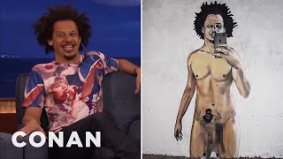Eric André Loves His Nude Fan Art | CONAN on TBS