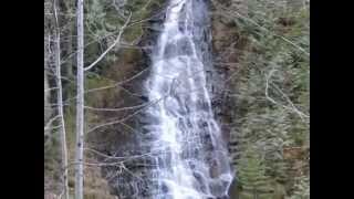 Waterfall and river rapids on Silver Lake Rd. Hope,BC