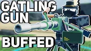 Gatling Gun Update | BUFFED | Is Passive Mode good? | Tower Defense Simulator