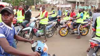 Les Jeunes Cadres Ressortissants de NGO dotent des gilets aux Moto-taxi de Ngo