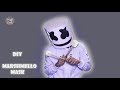 Cara membuat topeng marshmello sendiri