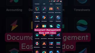 Odoo Document Management #odoo #business #businessdocument #odoofinance