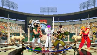 Ken \u0026 Luigi vs Strider Hiryu \u0026 Kazuya ⚡🎮 | CAPCOM vs SNK Evolution Kore  #FightingGames #EpicBattle