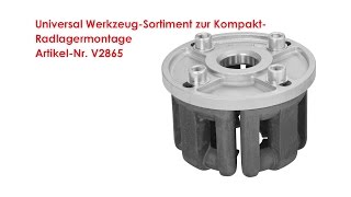 ViGOR Universal Werkzeug-Sortiment zur Kompakt-Radlagermontage V2865