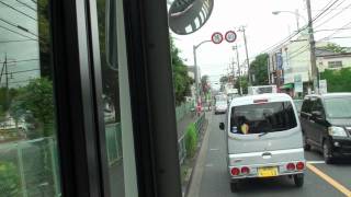 小田急バス 成05 成城学園前駅→狛江駅北口 【前面展望】