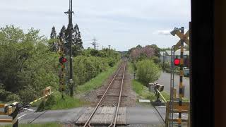 《4ｋ後面展望》　いすみ鉄道　大多喜⇒城見ヶ丘