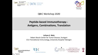 PD Dr. med. Juliane Walz - Peptide-based Immunotherapy – Antigens, Combinations, Translation