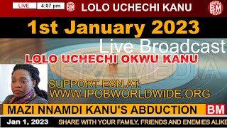 Join Lolo Uchechi Okwu Kanu in This Special New Year Broadcast on 1st January 2023 | Biafra Media