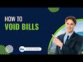 How to void bills - Retail POS