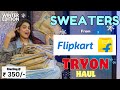 All new *Winter Sweaters* haul from FLIPKART 🧶 | Tryon| Honest review || gimaashi