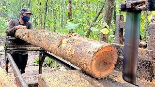 Berkah Ramadan‼️Penggergajian Kayu Jati-gergaji Bandsaw-Bahan Rumah Jawa