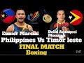 Final Delio68kg (TLS) vs eumir75kg (Filipina) TLS lakon maibe sai 2lugar🇹🇱🥊💪