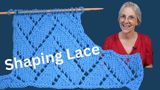 Maintaining a Lace Pattern While Shaping (increasing/decreasing) // Technique Tuesday