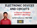 Working of  Depletion MOSFET | N Channel  | De MOSFET