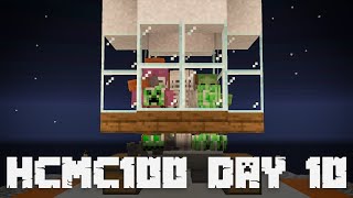 Minecraft 1.14.3 Day 10 | HARDCORE 100% Challenge #HCMC100