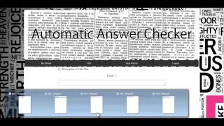 Automatic Answer Checker Project
