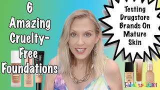 6 Amazing Cruelty Free Foundations/Testing Drugstore Brands On Mature Skin