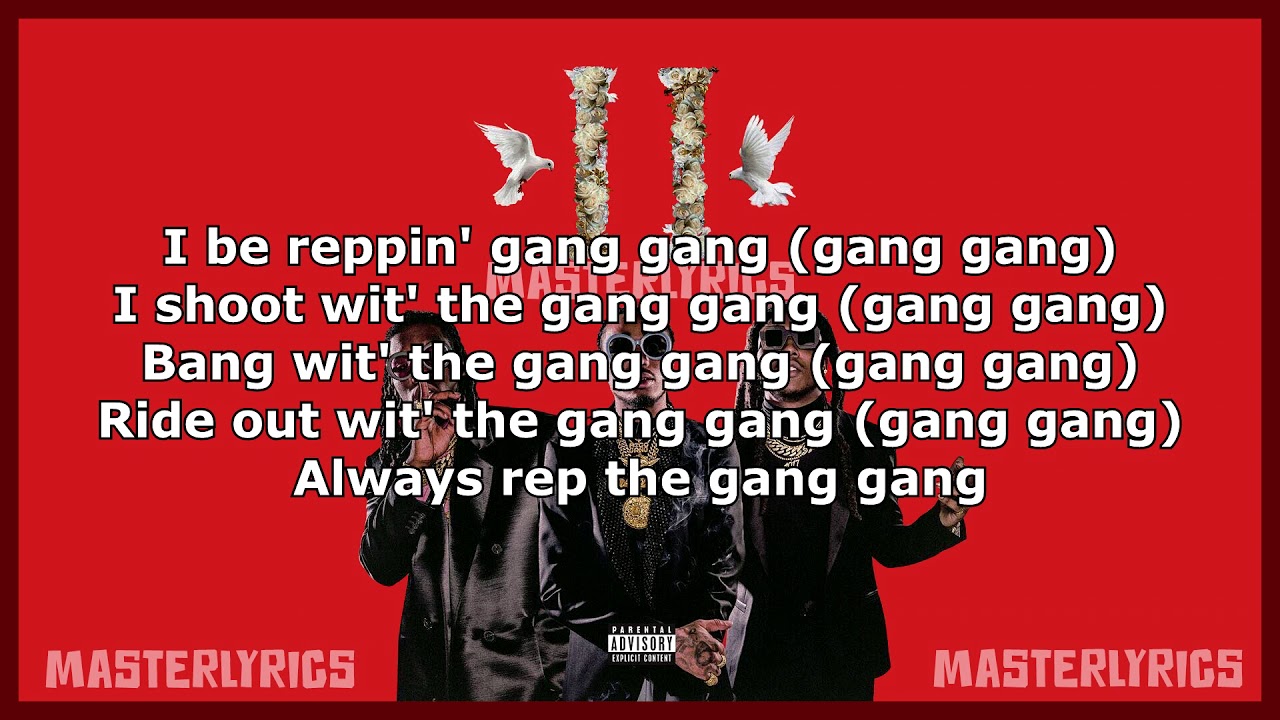 Migos - Gang Gang [Lyric Video] - YouTube Music