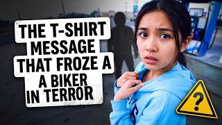 Her T-Shirt Had A Message That Froze Him In Terror... 😳