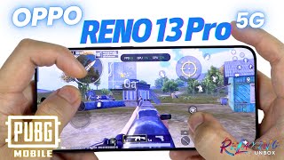 Oppo Reno 13 Pro 5G PUBG Mobile Gaming review | FPS \u0026 Battery Drain test