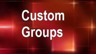 MicroStrategy - Custom Groups - Online Training Video by MicroRooster