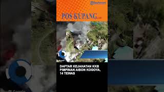 Daftar Kejahatan KKB Pimpinan Aibon Kogoya, 14 Tewas Termasuk 2 Guru