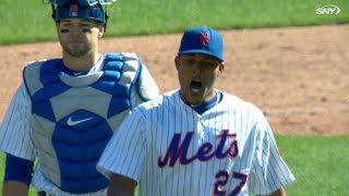 MIA@NYM: Familia fans Gordon to end the game