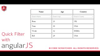 How to Create Angular JS Basic Filter