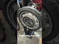 Manual wheel balancing