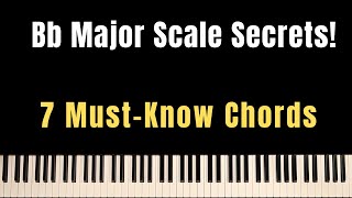 What the Bb Major Scale Really Teaches You (7 Must-Know Chords)