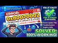 Fix error 0x80070002 windows 11 ( 2026 ) QUICK AND EASY GUIDE ( STEP-BY-STEP)