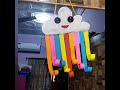 paper cloud ☁️ easy craft for kids activity school project how to make cloud with paper short ca