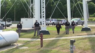 SCENE VIDEO: State police execute search warrant at Greensville County Circuit Court Clerk's office