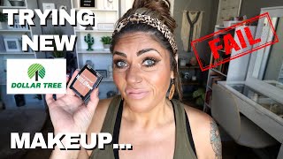 TRYING NEW DOLLAR TREE MAKEUP - FAIL!!! 👎🏻 - LA COLORS NUDE GLAM - MAKEUP TUTORIAL & HONEST REVIEW!