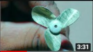 how to make propeller for boat