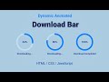 🚀 Build a Animated Progress Bar with HTML, CSS & JS | Downloadable Source Code 🔥 | mzcode01 #coding