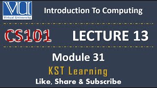 CS101 Module No 31 | CS101 Short Lectures