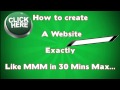 HOW TO CREATE A WEBSITE LIKE MMM IN LESS THAN 30 MINS WITH MMM SCRIPT