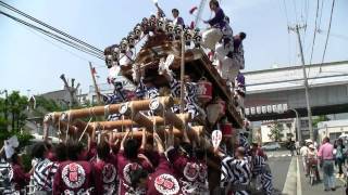 平成22年 神戸市東灘区本住吉神社例大祭本宮8呉田區会館前2